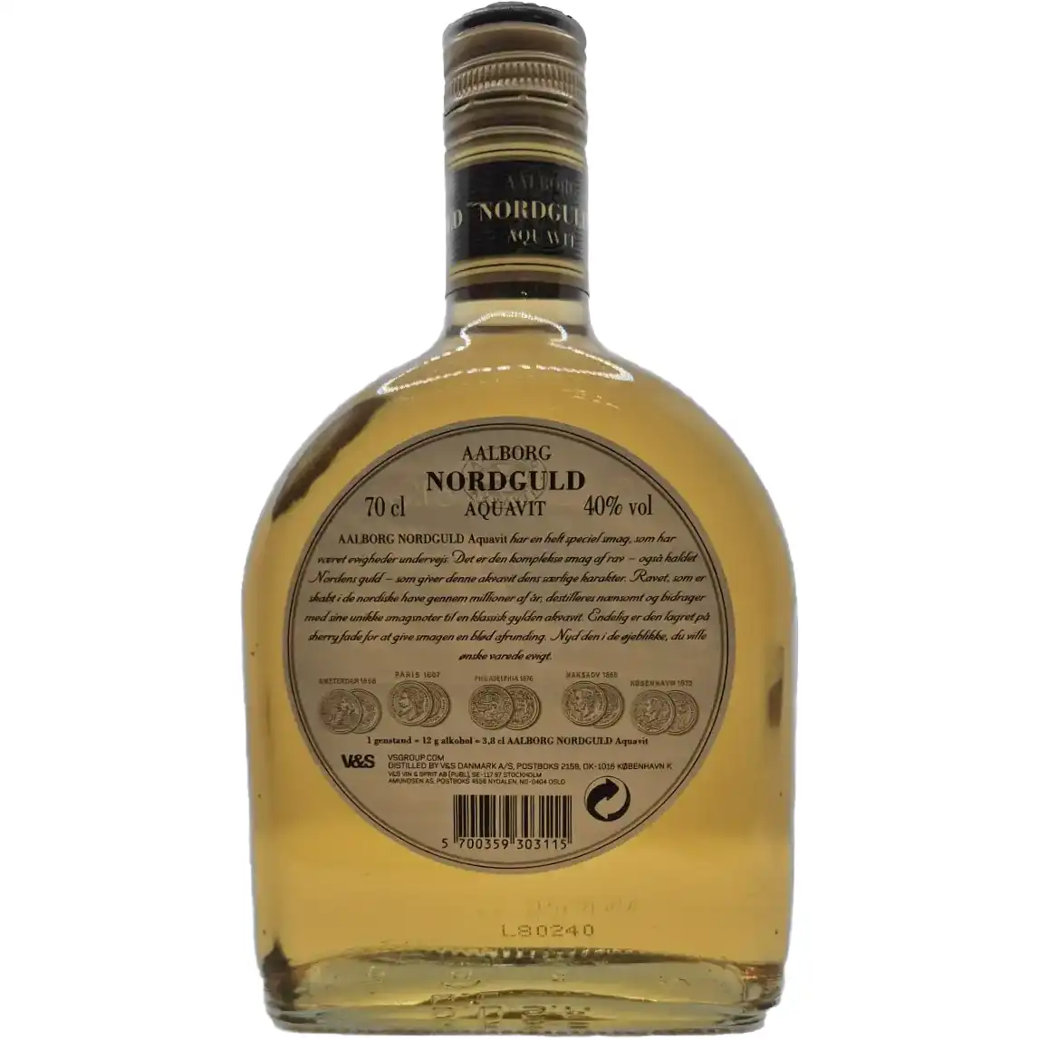 Aalborg Nordguld Akvavit – V&S 2007 Aalborg Nordguld Akvavit – V&S 2007