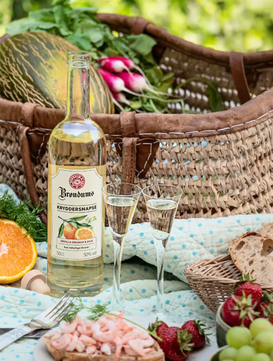 Brøndums – Sevilla Orange & Dild Snaps • 30% - 50 cl Brøndums – Sevilla Orange & Dild Snaps • 30% - 50 cl