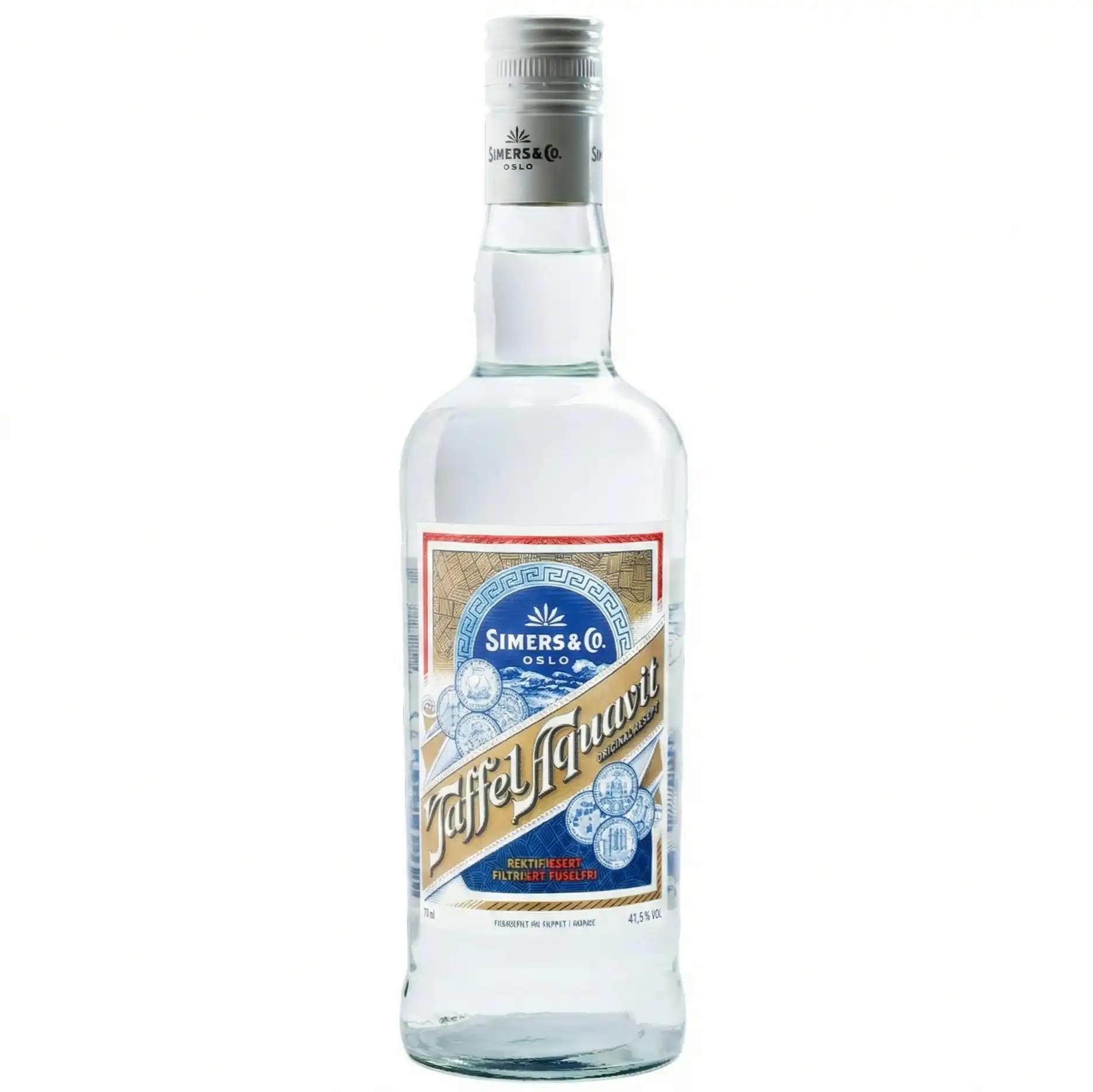 Simers Taffel Akvavit • 41,5% – 70 cl. Simers Taffel Akvavit • 41,5% – 70 cl.