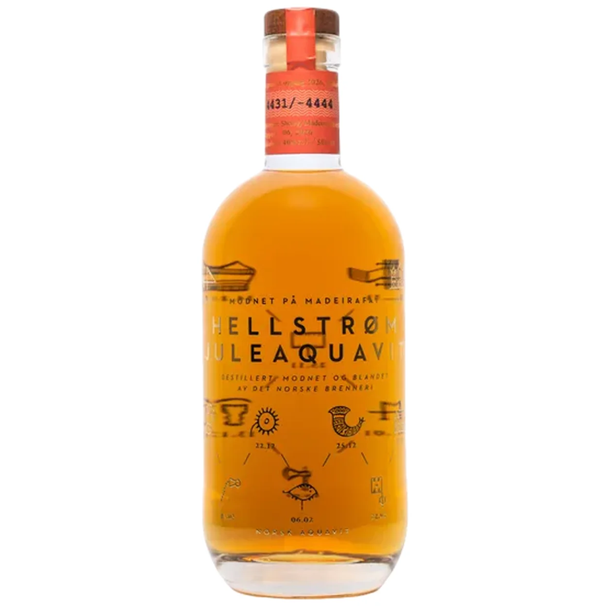 Hellstrøm Juleakvavit 2026 • 40% - 50 cl Hellstrøm Juleakvavit 2026 • 40% - 50 cl